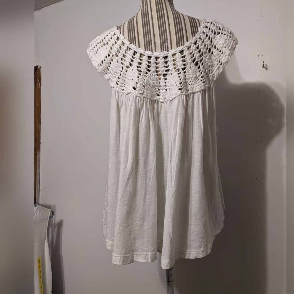 Lucky Brand crochet summer top nwt - Picture 10 of 16